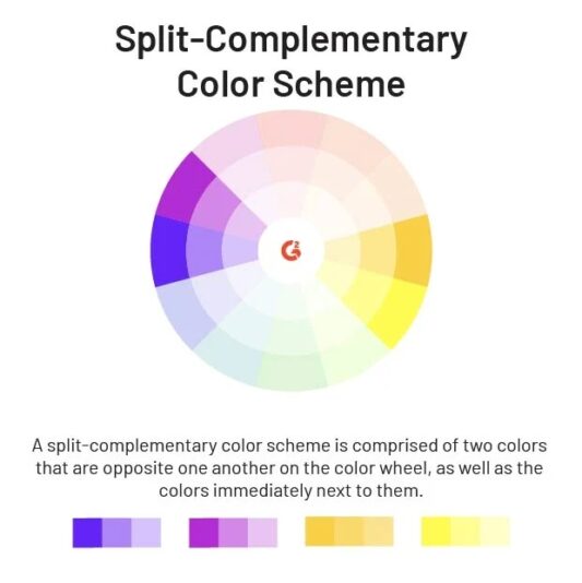 split-complementary color